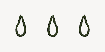 Green water drop, doodle weather | Free Vector - rawpixel