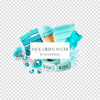 Green Water Verde Agua , teal and white floral wreath transparent background PNG clipart