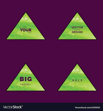 Green watercolor background with place for text vector image