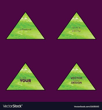 Green watercolor background with place for text vector image