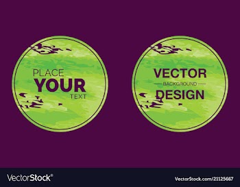 Green watercolor background with place for text vector image