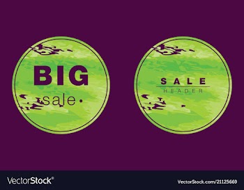 Green watercolor background with place for text vector image