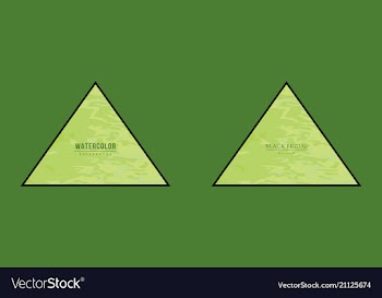 Green watercolor background with place for text vector image