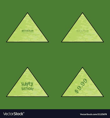 Green watercolor background with place for text vector image