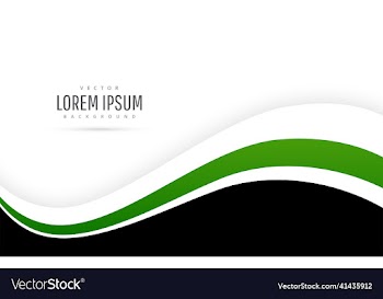 green wave modern business background design