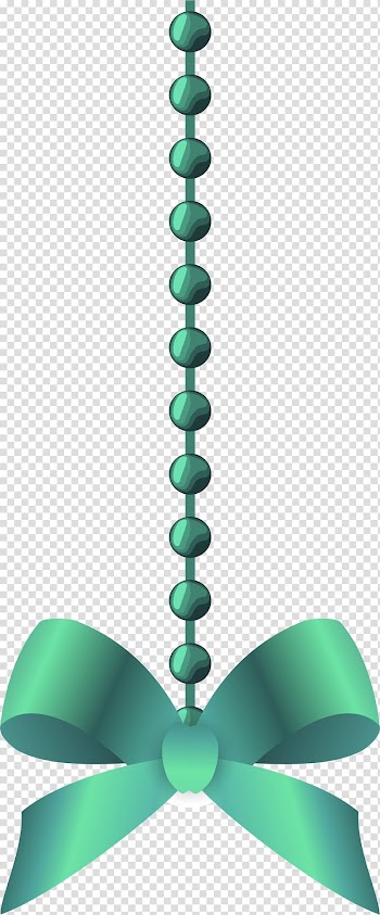 Green With Ribbon , Green and fresh bow tie transparent background PNG clipart