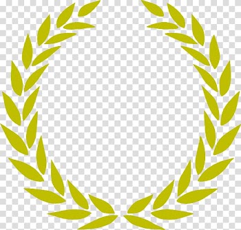Green wreath , Gold leaf Gold leaf Laurel wreath , Olive Wreath transparent background PNG clipart