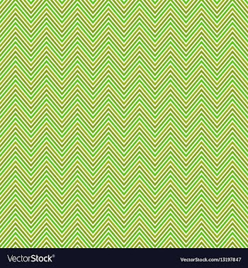 Green zig zag stripe pattern background vector image