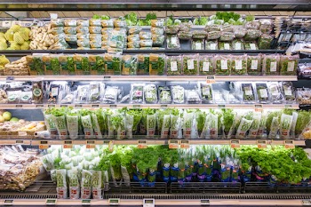 Greens alley in a grocery store 
