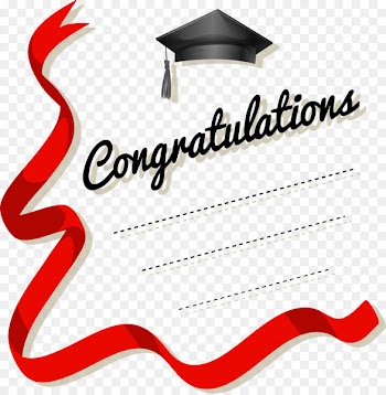 Greeting card Download Stock photography - Red ribbon graduation message card 