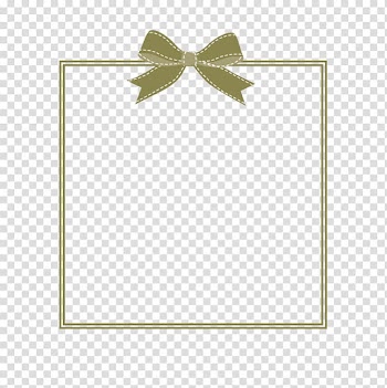 Greeting card Gift Illustration, Bow Frame transparent background PNG clipart