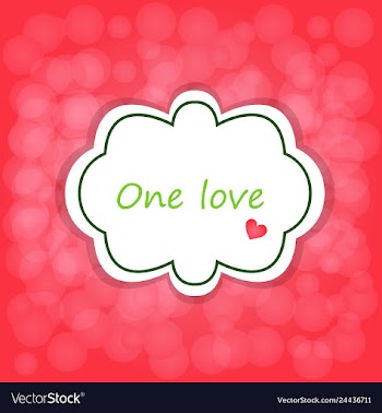 Greeting card of hearts vector image