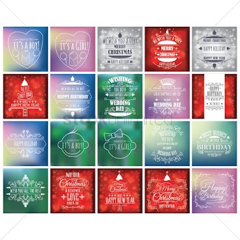 Greeting card set