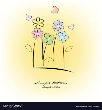Greeting card vector image