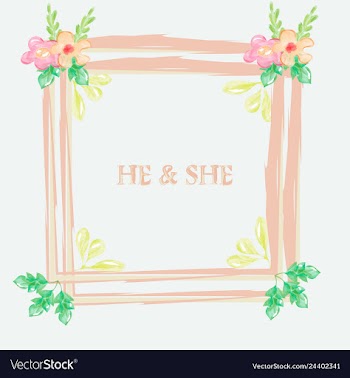 Greeting card with roses watercolor can be used vector image