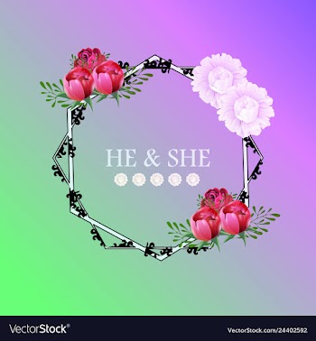 Greeting card with roses watercolor can be used vector image