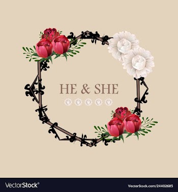 Greeting card with roses watercolor can be used vector image