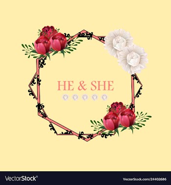 Greeting card with roses watercolor can be used vector image