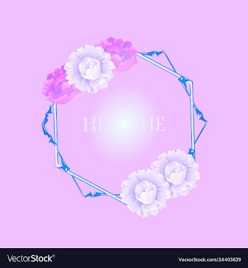 Greeting card with roses watercolor can be used vector image