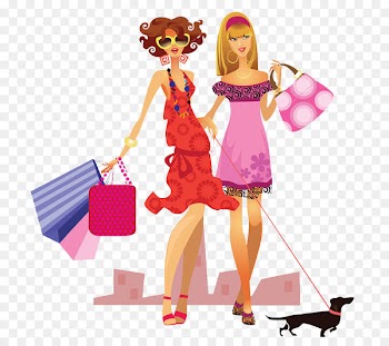 Greeting & Note Cards Birthday Greetings Friendship Friend Happy Birthday Card - ladies shopping 