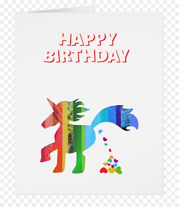 Greeting & Note Cards Gift Friendship Unicorn Supporter - birthday card 