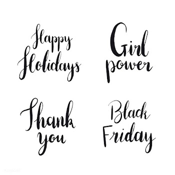 Greetings and wording typography vector set | Free stock vector - 517702