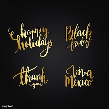 Greetings and wording typography vector set | Free stock vector - 517859