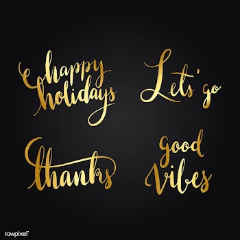 Greetings and wording typography vector set | Free stock vector - 517887