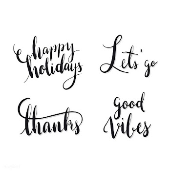 Greetings and wording typography vector set | Free stock vector - 517990