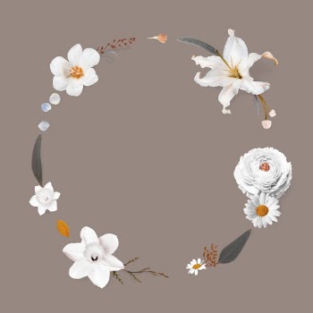 Greige flower frame background, nature | Free Photo - rawpixel