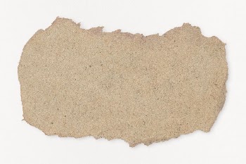 Greige torn paper, collage element | Free PSD - rawpixel