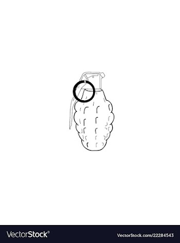 Grenade vector image