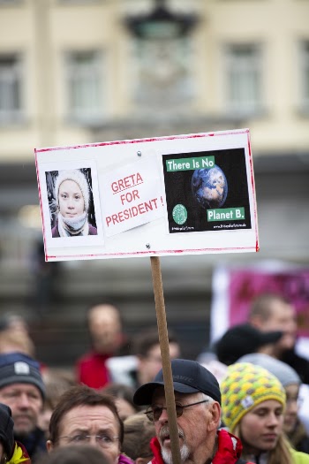 Greta for President Signage