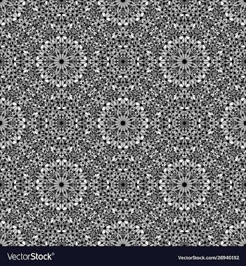 Grey abstract bohemian gravel mosaic ethno vector image