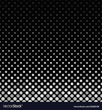 Grey abstract circle pattern background - graphic vector image