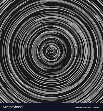 Grey abstract circular background - graphic design vector image