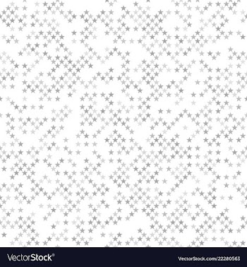 Grey abstract pentagram star pattern background vector image