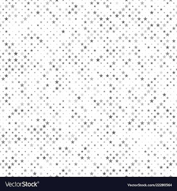 Grey abstract pentagram star pattern background vector image