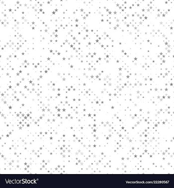 Grey abstract pentagram star pattern background vector image