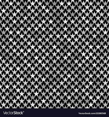 Grey abstract pentagram star pattern background vector image