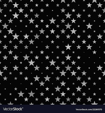 Grey abstract pentagram star pattern background vector image