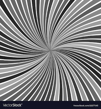 Grey abstract psychedelic spiral background from vector image