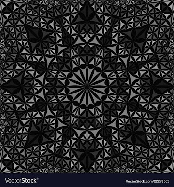Grey abstract seamless curved triangle mosaic vector image