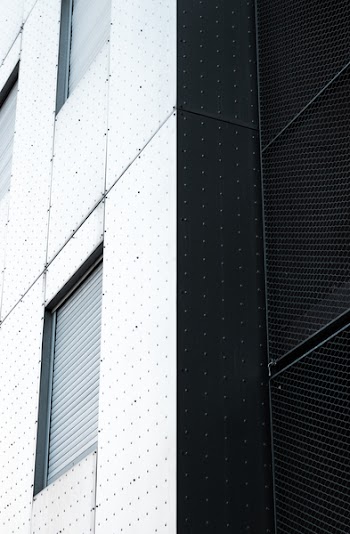 Grey and Black Architectural Building