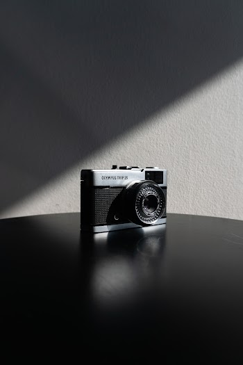 Grey and Black Camera