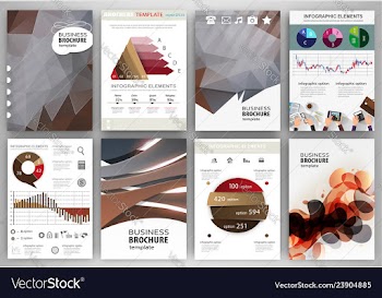 Grey and brown backgrounds abstract concept vector image