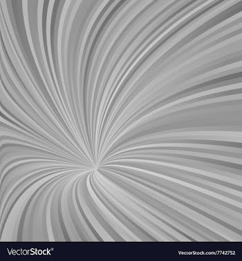 Grey asymmetrical hypnotic vortex background vector image