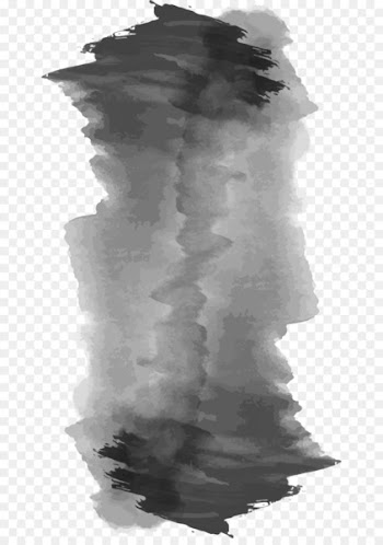 Grey Black and white Watercolor painting - Ink graffiti gray background 