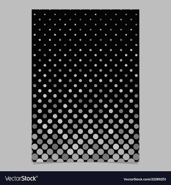 Grey circle pattern brochure background vector image