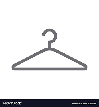 grey clothes hanger
